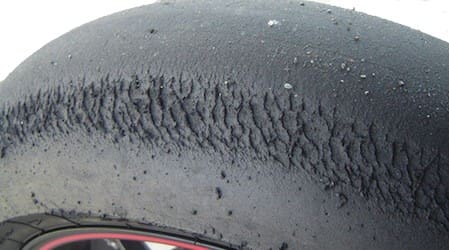 Tearing tyre