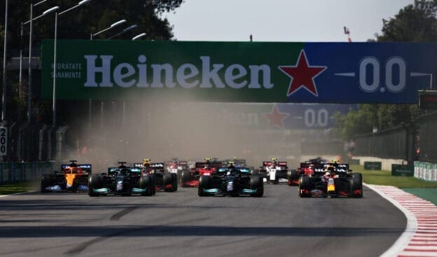 Εκκίνηση αγώνα GP Μεξικό F1 2021