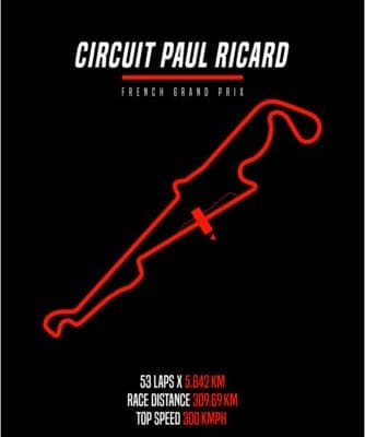 orario di inizio gara Francia GP F1 2022 Le Castellet Paul Ricard - Presticebdt