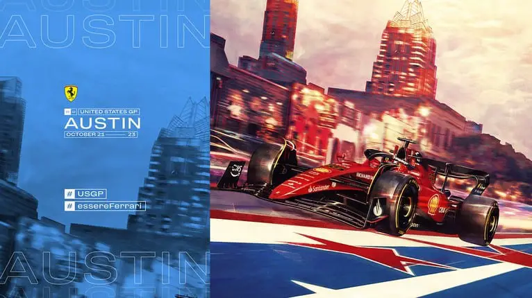 Race start time, race schedule for United States GP F1 2022 Austin, Texas - Presticebdt