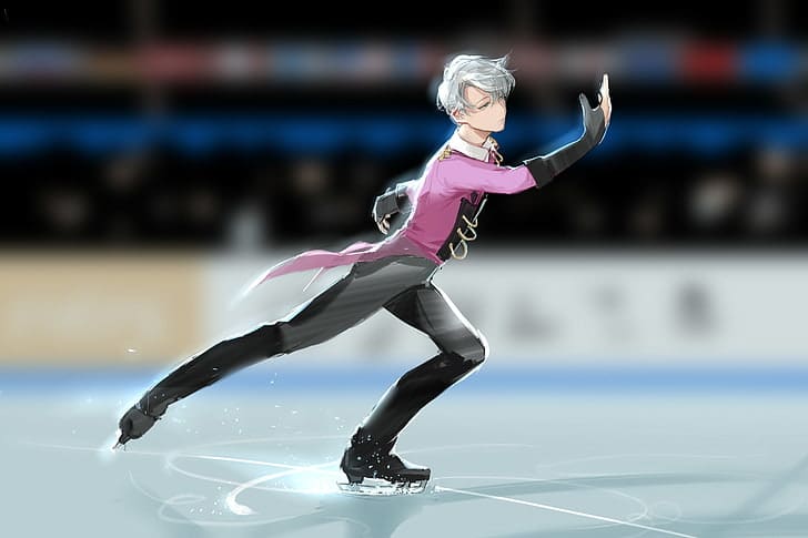 viktor-nikiforov-yuri-on-ice-skating-best anime sport