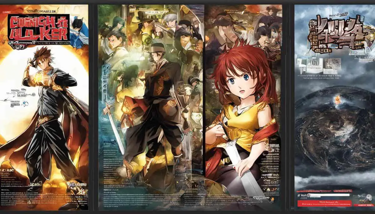 Ένα στιγμιότυπο οθόνης από τον ιστότοπο ComicWalker που δείχνει διάφορους τίτλους manga.